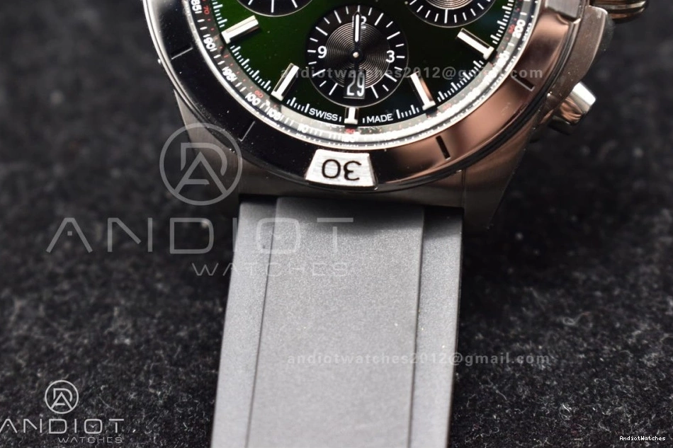 43mm 1:1 Thermal Navitimer BLS Chrono A Blk SS LE 430 Best B01 L-Green Version 0310